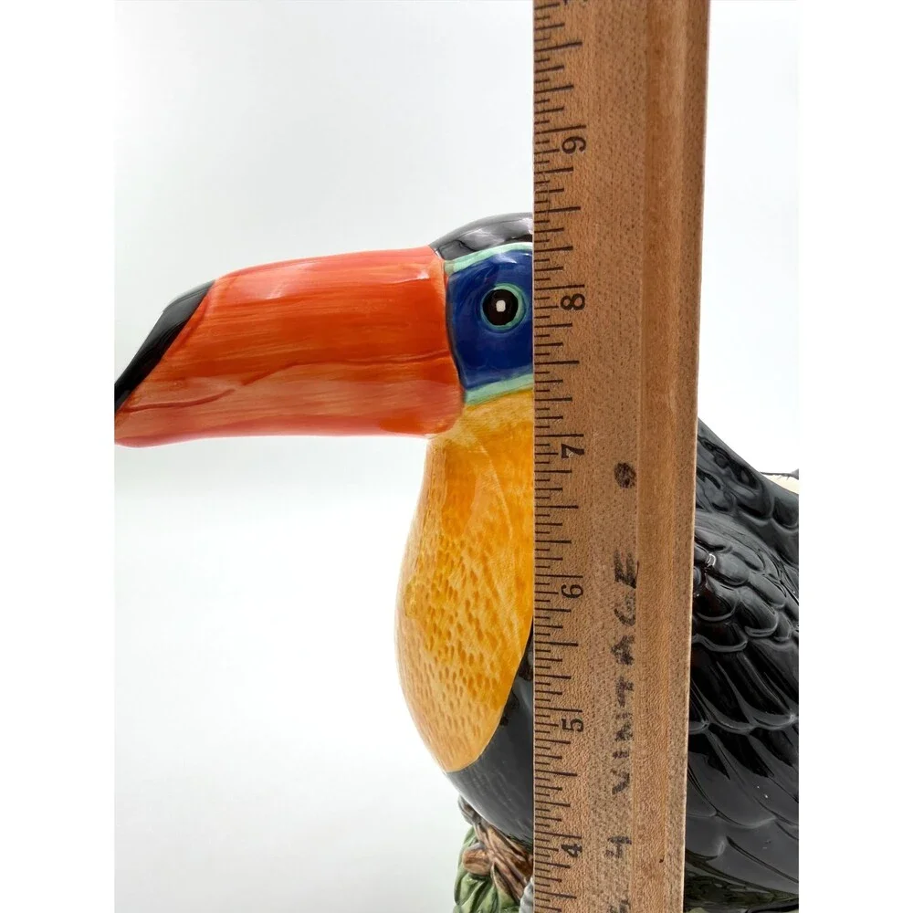 Lord & Taylor Figural Toucan Pitcher Vintage 9 Inch